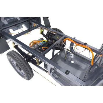 Грузовой электротрицикл Rutrike КАРГО Кабина Дуал NEXT обогрев 72V 2000W (Серый-3349)-6