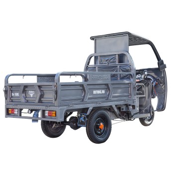 Грузовой электротрицикл Rutrike D4 КАБИНА 1800 60V1500W (Черный-2888)-2