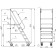Передвижная лестница с платформой ЛС-5 (пять ступеней, 1.26м)