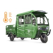Грузовой электротрицикл Rutrike Рейс обогрев 1300 60V1200W (Зеленый-2891)