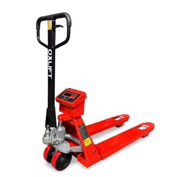 Ручная Гидравлическая Тележка с Весами OXLIFT OX25VM 2500 кг-3