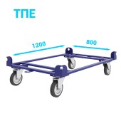 Тележка для транспортировки поддонов. ТПЕ 800х1200