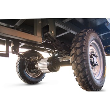 Платформенная тележка электрическая Rutrike ТРАНСПОРТЕР (Зеленый-2778)-1
