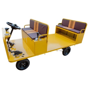 Платформенная тележка электрическая Rutrike ПОСТ ПАССАЖИР-4