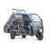 Грузовой электрический трицикл Rutrike D5 КАБИНА гидравлика 1500 72V1500W (Серый-2912)