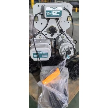 Цепная электроталь TOYO TY1 10T 4F 1ск 12M передвижная-4