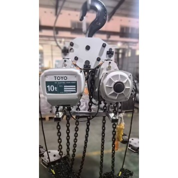 Цепная электроталь TOYO TY1 10T 4F 1ск 12M передвижная-9