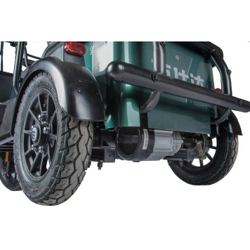 Электротрицикл Wanshida NIPLA 500 60V 1000Вт (Черно-красный-3086)-3