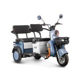 Электротрицикл Rutrike Gelbert Beta 48V/60V 800Вт (Сине-белый-3029)