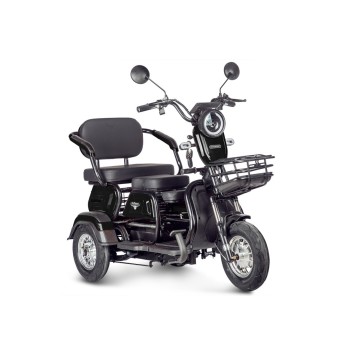 Электротрицикл Rutrike Gelbert Caf 48V/60V 600Вт (Черный-3035)