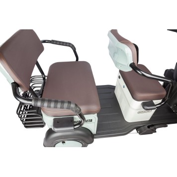 Электротрицикл Rutrike Gelbert Beta 48V/60V 800Вт (Бежевый-3027)-15