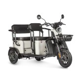 Электротрицикл Wanshida LC300 60V 1000Вт (Серый-3077)