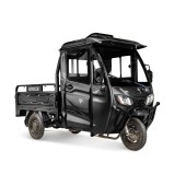 Грузовой электротрицикл Rutrike КАРГО Кабина 1500 60V1000W (Черный матовый-2845)