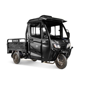 Грузовой электротрицикл Rutrike КАРГО Кабина 1500 60V1000W (Черный матовый-2845)